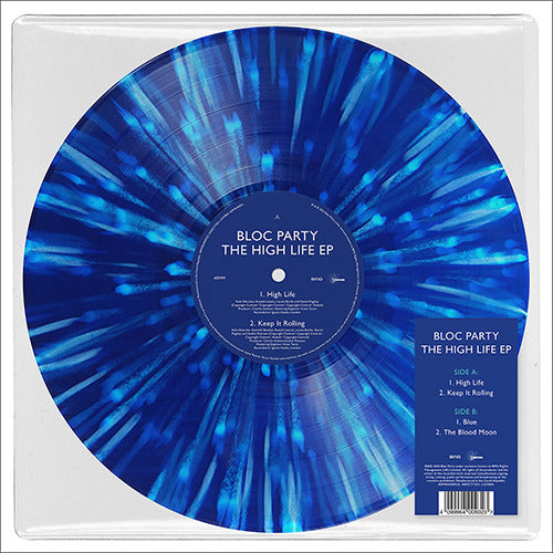 Bloc Party - The High Life EP (RSD 2024) Blue Splatter Vinyl