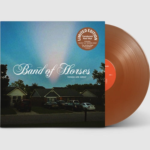 Band Of Horses - Things Are Great Translucent Rust Vinyl