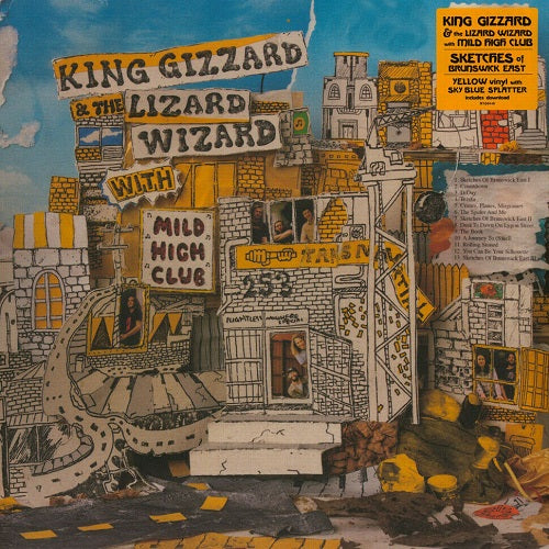 King Gizzard & The Lizard Wizard with Mild High Club - Sketches Of Brunswick East Album Cover
