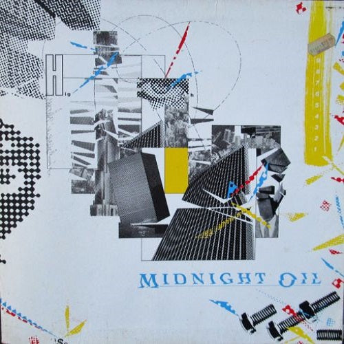 Midnight Oil - 10, 9, 8, 7, 6, 5, 4, 3, 2, 1 Album Cover