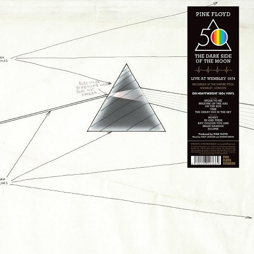 Pink Floyd - The Dark Side Of The Moon: Live At Wembley 1974 Album Cover