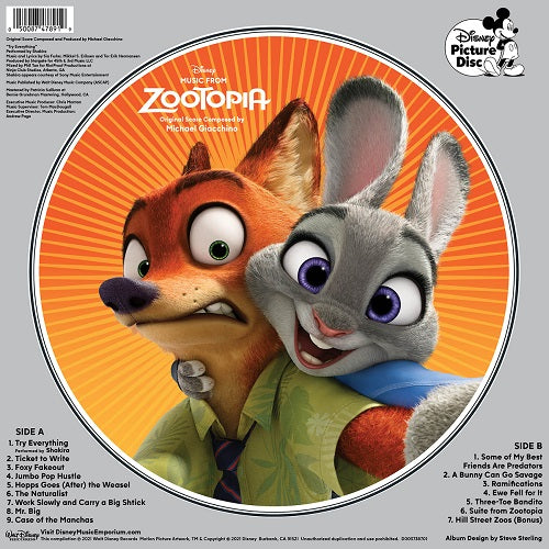 Soundtrack - Zootopia Picture Vinyl Side 2